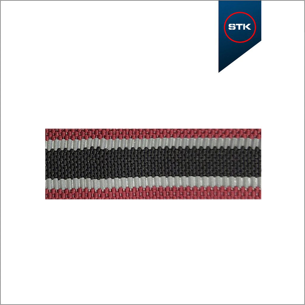 FITA STK 1216 12MM SINES / REFLETIVO / PRETO