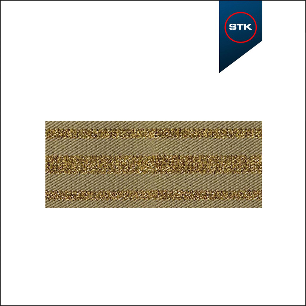 ELÁSTICO STK 117T 50MM AREIA / LUREX OURO